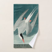 Arctic Tern Audubon Bird Wildlife Painting Badhandtuch Set (Handtuch)