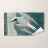 Arctic Tern Audubon Bird Wildlife Painting Badhandtuch Set (Handtuch)