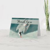Arctic Tern Audubon Bird Wildlife Painting Dankeskarte (Vorderseite)