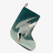 Arctic Tern Audubon Bird Wildlife Painting Kleiner Weihnachtsstrumpf (Vorderansicht (hängend))
