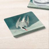 Arctic Tern Audubon Bird Wildlife Painting Rechteckiger Pappuntersetzer (angewinkelt)