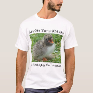 Arctic Tern Chicks werden von RoseWrites durchzoge T-Shirt