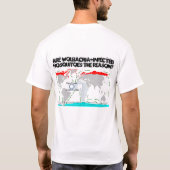 Arctic Tern Chicks werden von RoseWrites durchzoge T-Shirt (Rückseite)