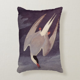 Arctic Tern von John James Audubon, Vintage Vögel Dekokissen