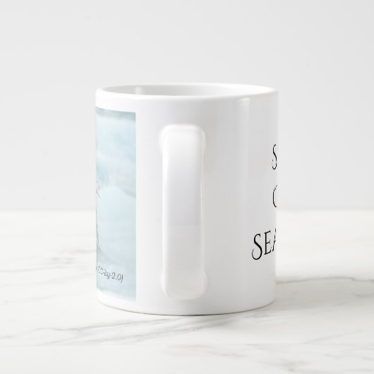 Arctic Terns 20 oz. Tasse von RoseWrites (Rückseite)