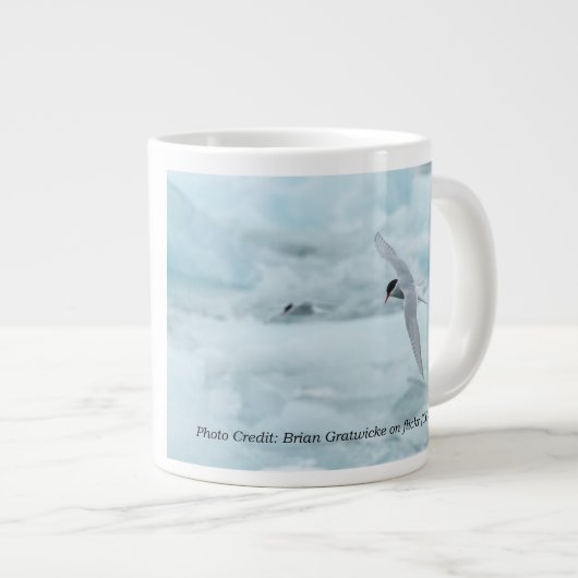 Arctic Terns 20 oz. Tasse von RoseWrites (Vorderseite Rechts)
