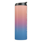 Arctic Twilight Ombre Personalisiert Thermosbecher (Nach links gedreht)