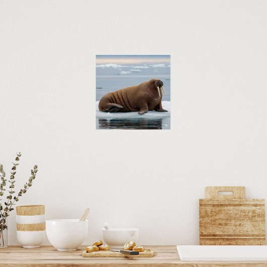 Arctic Walrus Poster (Küche)