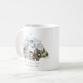 Arctic Whimsy | Ruhe, Liebe und Leichte Ferien Kaffeetasse (Vorderseite Links)