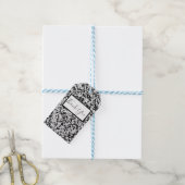 Arctic White Gray Black Camouflage Camouflage Part Geschenkanhänger (Mit Garn)