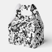 Arctic White Gray Black Camouflage Camouflage Part Geschenkschachtel (Vorderseite)