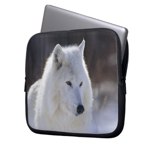Arctic White Wolf Electronics Sleeve (Vorderseite Links)