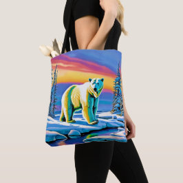 Arctic Wild Snowy Polar Bear Tasche