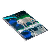Arctic Wolf & Aurora Wildlife-Fan-Notebook Notizblock (Rechte Seite)