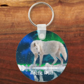 ARCTIC WOLF & Aurora Zipper Pull\Schlüsselanhänger Schlüsselanhänger (Vorderseite)