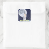 ARCTIC WOLF & MOON Stickers (Tasche)