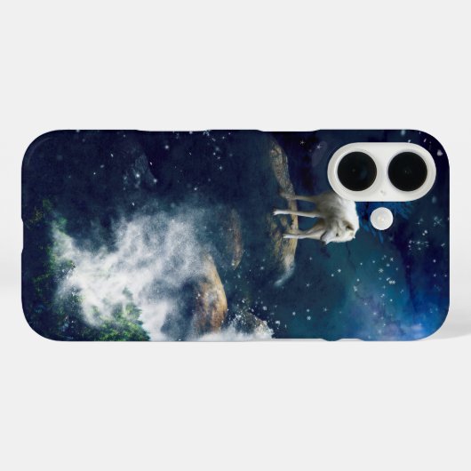 ARCTIC WOLF MOON STRIDER Case-Mate iPhone HÜLLE (Rückseite (Horizontal))