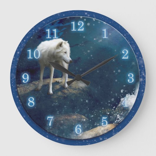 ARCTIC WOLF MOON STRIDER GROßE WANDUHR (Vorderseite)