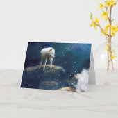 ARCTIC WOLF MOON STRIDER KARTE (Gelbe Blume)