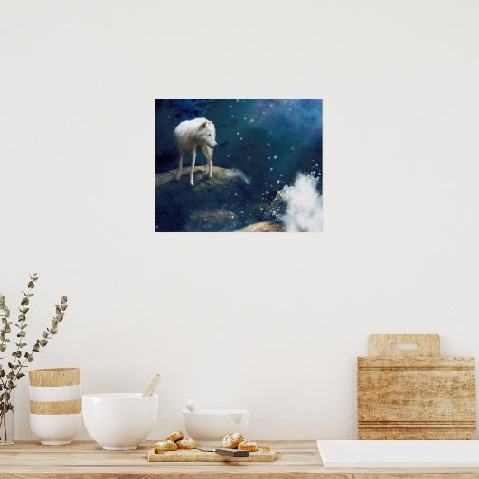 ARCTIC WOLF MOON STRIDER POSTER (Küche)