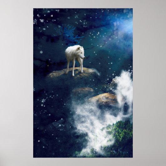 ARCTIC WOLF MOON STRIDER POSTER (Vorne)