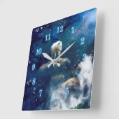 ARCTIC WOLF MOON STRIDER QUADRATISCHE WANDUHR (Winkel)