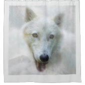 ARCTIC WOLF SNOW PIERCER DUSCHVORHANG (Vorderseite)
