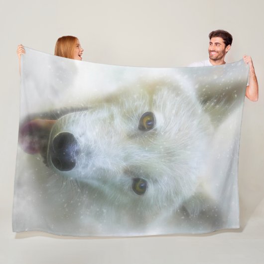 ARCTIC WOLF SNOW PIERCER FLEECEDECKE (Beispiel)