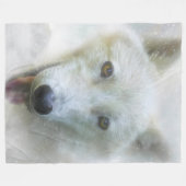 ARCTIC WOLF SNOW PIERCER FLEECEDECKE (Vorderseite (Horizontal))