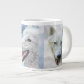 ARCTIC WOLF SNOW TRINITY GIANT KAFFEE TASSE (Vorderseite Rechts)