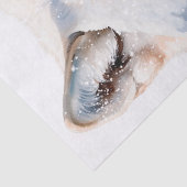 Arctic Wolf Watercolor Seidenpapier (Detail)