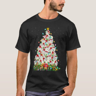 Arctic Wolf Xmas Leuchten Arctic Wolf Weihnachtsba T-Shirt
