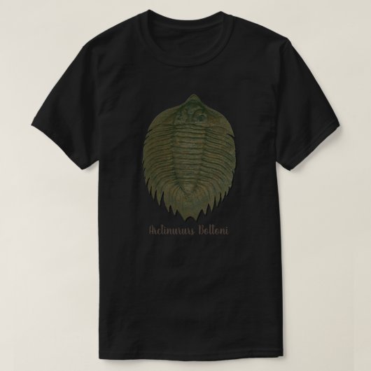 Arctinrus Boltoni Fossil Trilobit T-Shirt (Design vorne)