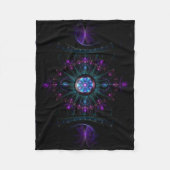 Arcturian Stargate Fleece-Decke Fleecedecke (Vorderseite)