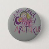 Arcturian Starseed helles Sprachsymbol Button (Vorderseite)