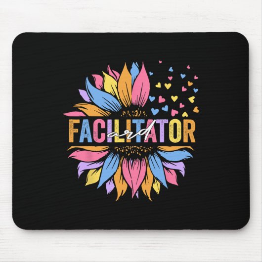 Ard Facilitator Bildung Sonnenblumen Mousepad (Vorne)