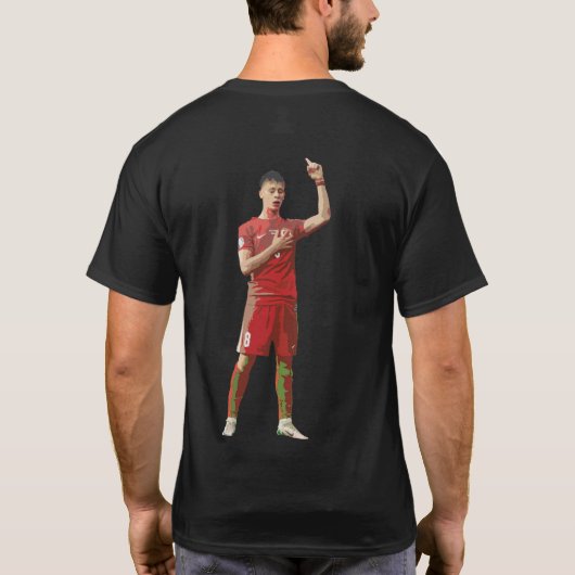Arda Güler Artistic Portrait T-Shirt (Rückseite)