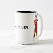 Arda Güler Artistic Portrait Zweifarbige Tasse (VorderseiteRechts)