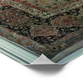 Ardabil Teppich für die Moschee in Ardabil Poster (Ecke)