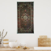 Ardabil Teppich für die Moschee in Ardabil Poster (Küche)