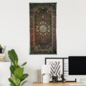 Ardabil Teppich für die Moschee in Ardabil Poster (Heimbüro)