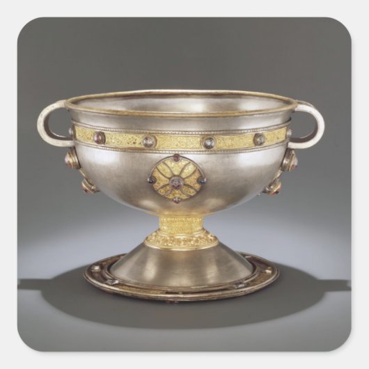 Ardagh Chalice, Reerasta, Landkreis Limerick Quadratischer Aufkleber (Vorderseite)