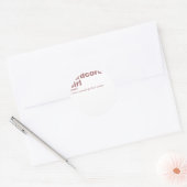 ardcore Girl - Hardcore Runder Aufkleber (Umschlag)