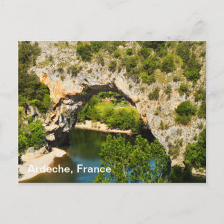 Ardeche, Frankreich Feiertagspostkarte