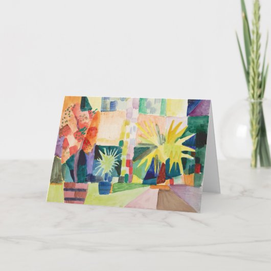 Arden am Thunersee | August Macke Karte (Vorderseite)