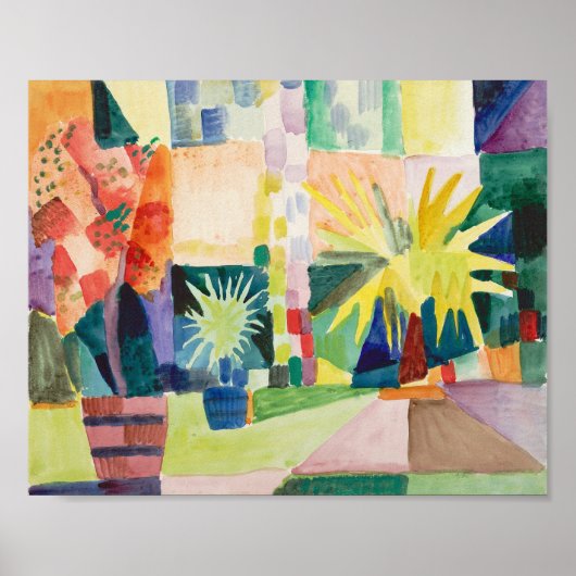 Arden am Thunersee | August Macke Poster (Vorne)