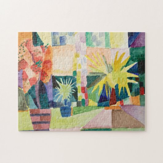 Arden am Thunersee | August Macke Puzzle (Horizontal)