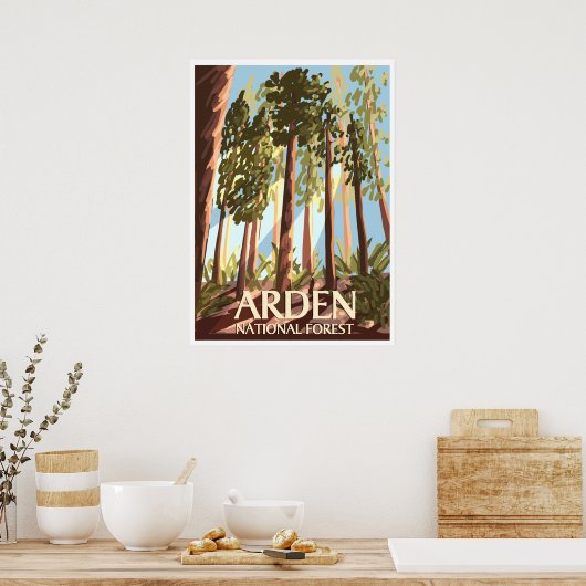 Arden Forest Poster (Küche)