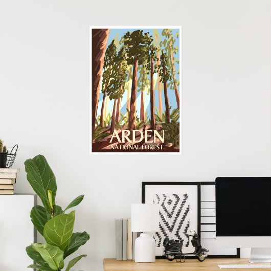 Arden Forest Poster (Heimbüro)