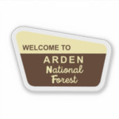 Arden Forest Sticker (Vorderseite)